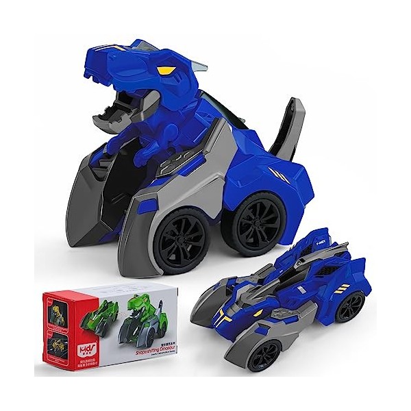 Voiture Transformer Dinosaur, Dinosaure Jouet Enfant 3-7 Ans Cadeau Garcon Jouet Transformers Cadeaux Exquis