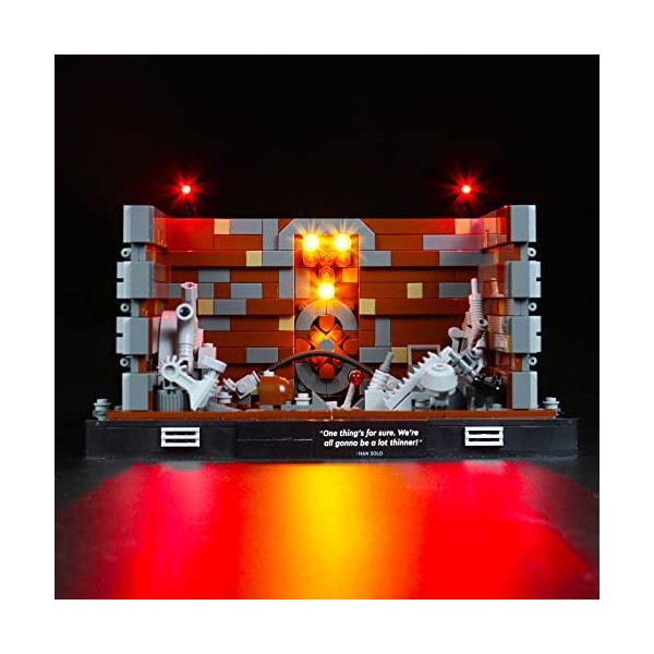 Kit déclairage LED pour Lego Death Star Trash Compactor 75339 - Lumières Uniquement, Pas de modèle Lego Version avec contrô