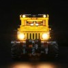 YEABRICKS LED Lumière pour Lego-42122 Technic Jeep Wrangler Modèle de Blocs de Construction Ensemble Lego Non Inclus 