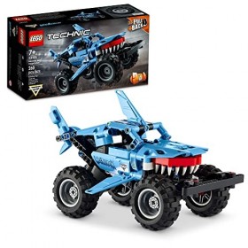 LEGO Technic Monster Jam Megalodon 42134 Model Building Kit. A 2-in-1 Build for Kids Who Love Monster Truck Toys. Kids Will L