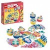 LEGO 41806 Dots Le Kit de Fête Ultime, Jeux Anniversaire, Cadeau pour Sachets de Fête, avec Cupcakes, Jouets Bracelets et Gui