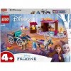 LEGO 41166 Disney L’Aventure en Calèche d’Elsa, Jouet de Construction, Écurie, Mini-poupée Elsa et Figurines Animaux, Reine d