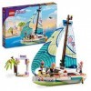 LEGO 41716 Friends L’Aventure en Mer de Stéphanie: Exploration Marine avec Bateau, Mini-poupées, Jeu de Construction, Aventur