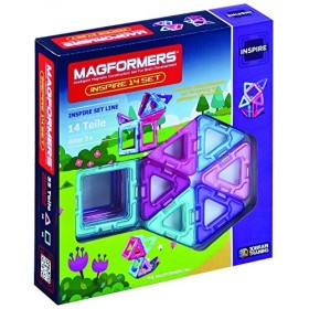 Magformers - 274-52 - Jouet Magnétique - Inspire Set - 14 Pièces