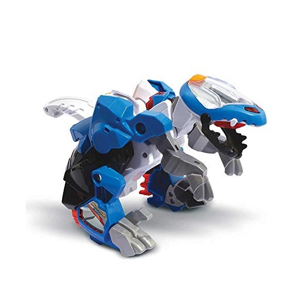 VTech - Switch & Go Dinos, Dinosaure Sonore Mastor, le Super Vélociraptor, Jouet 2 en 1 Transformable en Robot, Cadeau Enfant