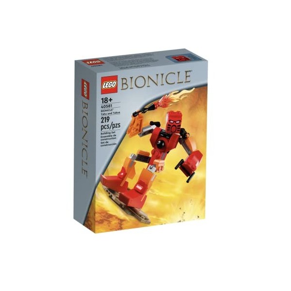 LEGO Bionicle Tahu et Takua 40581 Rouge