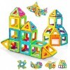 Condis Jeux de Aimantés Construction Magnetiques Enfants 62 PCS, Jouet pour Fille Garcon Enfants 3 4 5 6 7 Ans Petits Cadeaux