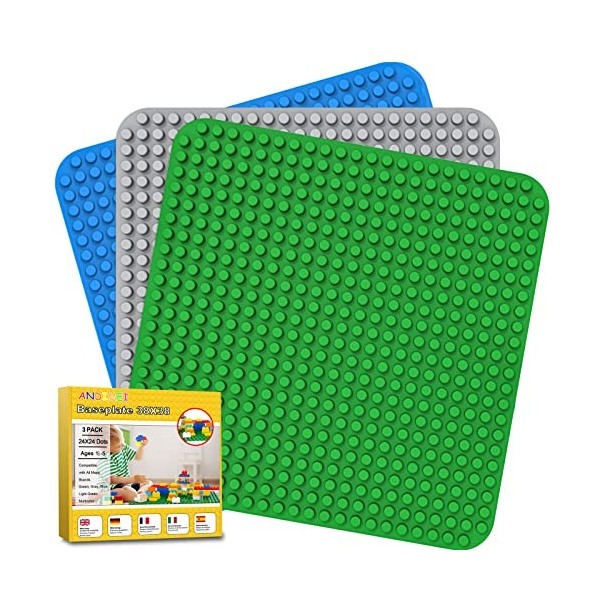 Lego - Construction - Plaque de Base Grise (38 x 38 cm) : : Jeux  et Jouets