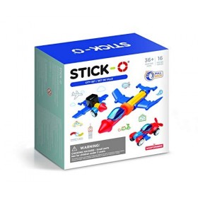 Stick-O City Set Magnetic Building Blocks Toy by Magformers. Chunky Pieces for Younger Children.