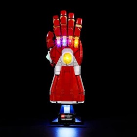 LIGHTAILING Kit déclairage LED pour Lego-76223 Le Nano Gant de lInfini Modèle de Blocs de Construction - Jeu de lumière LED
