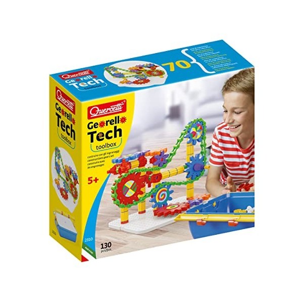 Quercetti - 2310 Georello Tech Toolbox, Jeu de Construction