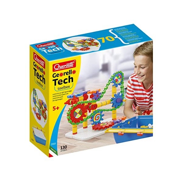 Quercetti 2310 Georello Tech Toolbox Jeu De Construction