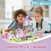 Sitodier Jouet de Construction pour Filles, 604pcs Dream Villa Jeu de Construction Extensible pour Les Enfants de 6 à 12 Ans,