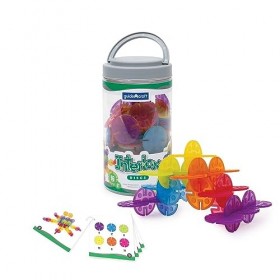 GuideCraft - G16834 - Interlox Discs - Jeu de Construction - 96 Pièces - Multicolore