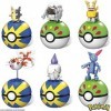 Mega Construx Pokemon 6 Poké Ball Et Figurines à Construire, Jeu de Briques de Construction, 150 Pièces, Pour enfant Dès 6 An