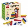 Bioblo Start Box Basic-Mix avec 70 Briques | Briques durables pour Enfants à partir de 3 Ans | Jouets de Construction en Bois