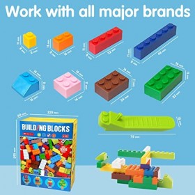 Weifeng Brique de Construction de 1000 Pièces,1.2KG Classic Building Blocks,Jouets de Blocs de Construction Compatible avec T