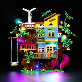 Kit déclairage LED pour Lego La Cabane de lAmitié dans l’Arbre Modèles Non Inclus , LED Lumière pour Lego 41703 Friends Fr