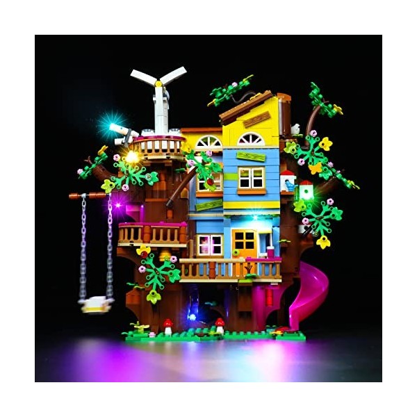 Kit déclairage LED pour Lego La Cabane de lAmitié dans l’Arbre Modèles Non Inclus , LED Lumière pour Lego 41703 Friends Fr