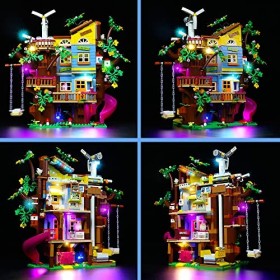Kit déclairage LED pour Lego La Cabane de lAmitié dans l’Arbre Modèles Non Inclus , LED Lumière pour Lego 41703 Friends Fr