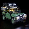 YEABRICKS LED Lumière pour Lego-10317 Icons Land Rover Classic Defender 90 Modèle de Blocs de Construction Ensemble Lego Non