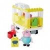 Big - Bloxx Peppa Pig - Camping-car - Set de Construction Briques - 54 pièces - 4 Figurines Incluses - Jouet pour Enfant - Dè