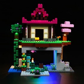 LocoLee Kit déclairage à LED pour Lego 21183 Minecraft Le Camp d’Entraînement Modèles Non Inclus , Lumière Compatible with 