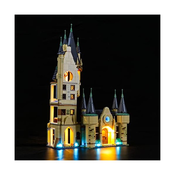 YEABRICKS LED Lumière pour Lego-75969 Harry Potter Hogwarts Astronomy Tower Modèle de Blocs de Construction Ensemble Lego No