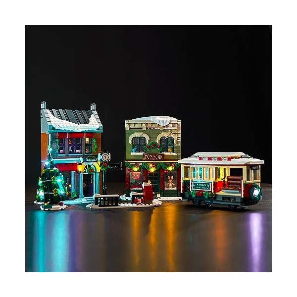 Kit déclairage LED pour Lego 10308 Holiday Main Street pas de Lego , kit déclairage décoratif pour jouets créatifs Lego Ho
