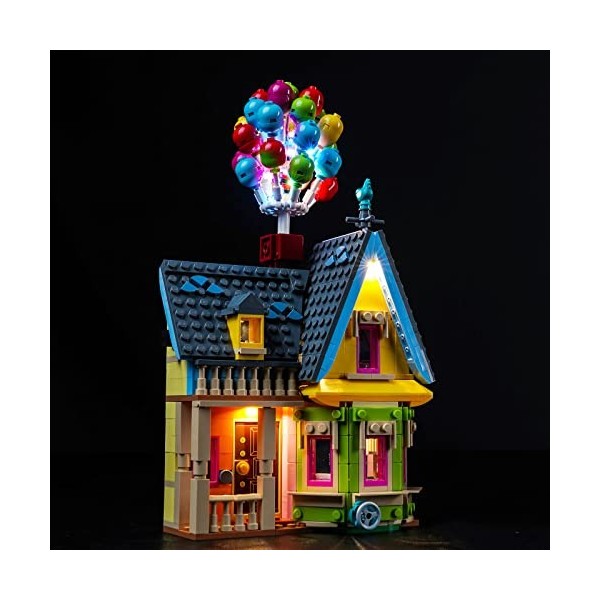 Kit déclairage pour Lego Disney et Pixar Carls House 43217 Pas Un modèle Lego , Ensemble déclairage LED Compatible avec Le