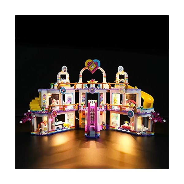 GEAMENT Jeu De Lumières Compatible avec Lego Le Centre Commercial de Heartlake City Heartlake City Shopping Mall - Kit Déc