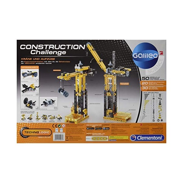 Clementoni – 69382.5 – Construction Challenge – Machines Techniques