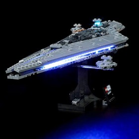 GEAMENT Jeu De Lumières Compatible avec Lego Le Super Destroyer Stellaire de Classe Executor Executor Super Star Destroyer 