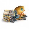 Clementoni- Science Build – Camion bétonnière – Set de Construction Enfants, Laboratoire mécanique, Jeu Scientifique 8 Ans V