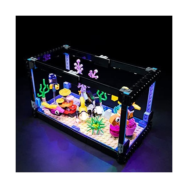 Kit déclairage pour décoration daquarium Creator 31122 - Lumières LED pour modèle Lego 31122 ensemble Lego non inclus 