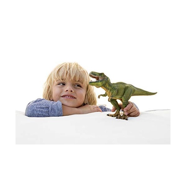 schleich 14525 DINOSAURS – Tyrannosaure Rex, figurine T-Rex avec détails réalistes et mâchoire mobile, jouet dinosaure inspir