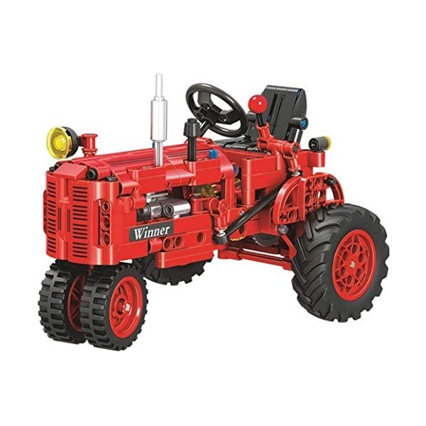 Technic Classic Tracteur Buidling Set 302 pièces Rétro Tracteur Jouet Construction Kits Créatifs pour Enfants Garçons et Fill