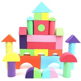 Blocs de Construction Blocs de Construction en Mousse EVA Blocs de Jouets de développement Cadeau de Construction pour garçon