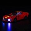 Kit déclairage LED pour Lego Ferrari 812, ensemble déclairage LED pour Lego Speed Champions Ferrari 812 Competizione 76914 