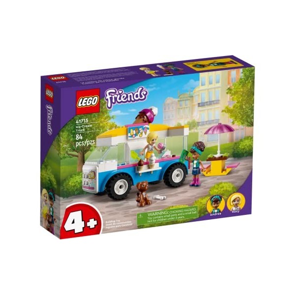 Lego Friends Set – Chariot à glace 41715 + boutique Mobile Modeboutique 41719
