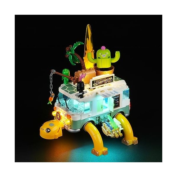 cooldac Kit déclairage LED pour Lego 71456 DREAMZzz Mrs. Castillos - Compatible avec Lego DREAMZzz 71456 Mrs. Castillos - Mo