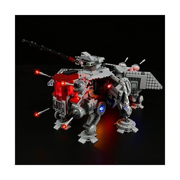 LocoLee Kit déclairage à LED pour Lego 75337 Le Marcheur at-Te Modèles Non Inclus , Lumière Compatible with Lego 75337 Blocs