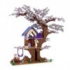 NEWRICE Jouets de Construction pour la Maison de larbre Sakura Blossom,Maison de la forêt pour Les garçons et Les Filles de 
