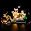 GEAMENT Jeu De Lumières Compatible avec Lego La forteresse de l’Eldorado Eldorado Fortress - Kit Déclairage LED pour Icons