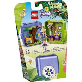 LEGO Friends 41437 Mias Jungle Play Cube, Jungle Series, 1 animal de compagnie surprise à lintérieur, 43 pièces 