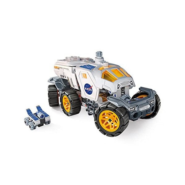 Clementoni - Science Build-NASA Rover Marziano, Set de constructions, Laboratoire mécanique, Jeu Scientifique Enfants 8 Ans, 