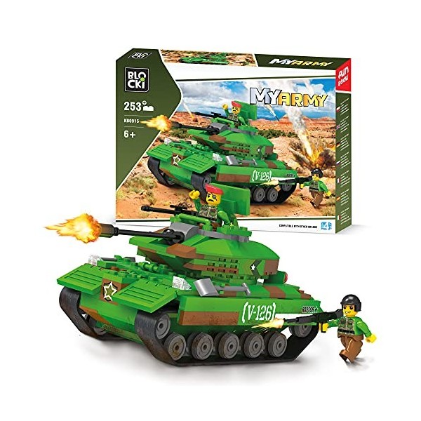 Blocki KB0915 My Army - VÄĹhicule Militaire de Combat pour Enfants ÄÂ partir de 6 Ans