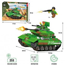 Blocki KB0915 My Army - VÄĹhicule Militaire de Combat pour Enfants ÄÂ partir de 6 Ans