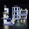 GEAMENT Jeu De Lumières Compatible avec Lego Police Le Commissariat de Police Police Station - Kit Déclairage LED pour Cit