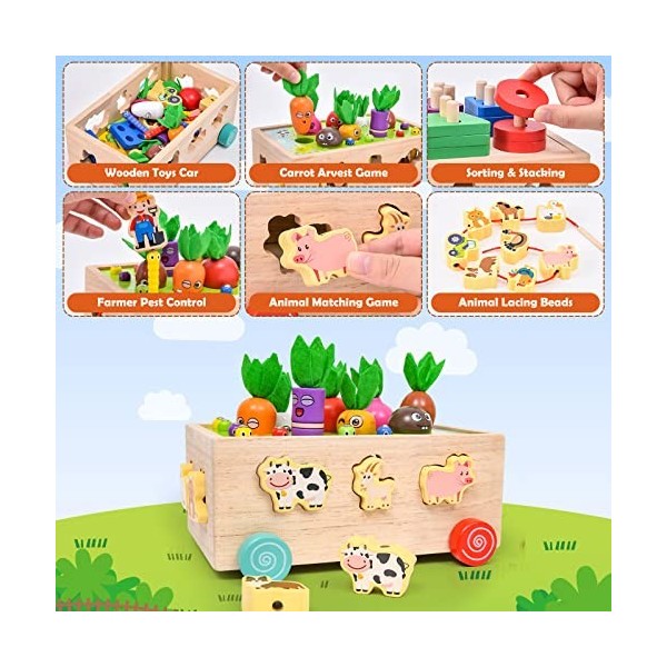 Joray – ensemble de nettoyage de Jouets en bois Kinder , Montessori,  tout-petit